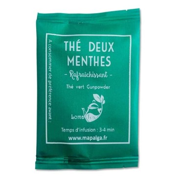 Thé vert deux menthes LOMATEA x 20 infusettes individuelles