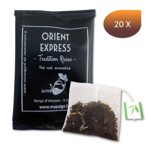 Thé noir ORIENT EXPRESS LOMATEA x 20 infusettes individuelles