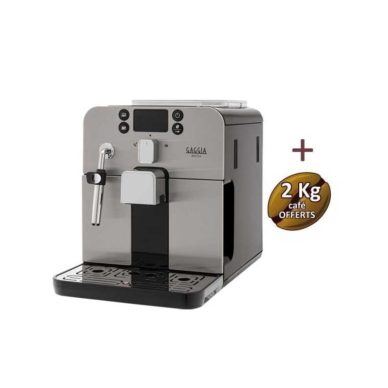 Machine à café automatique BRERA BLACK GAGGIA RI9305/11 + 2 Kg de café OFFERTS Machine à café automatique BRERA BLACK GAGGIA RI9305/11 + 2 Kg de café OFFERTS