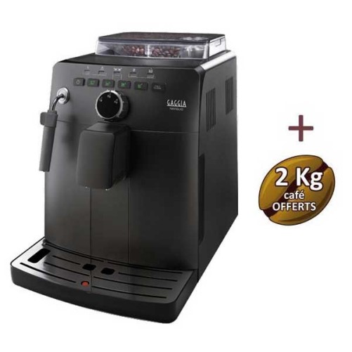 Machine à café NAVIGLIO BLACK GAGGIA HD8749/01 + 3kg Café + 4 tasses
