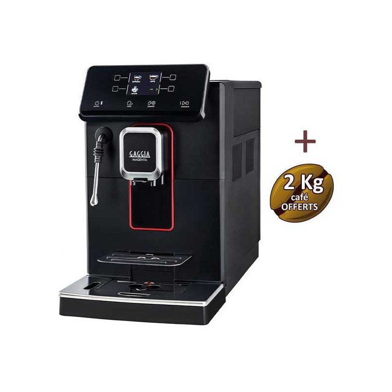 Machine à café automatique MAGENTA PLUS RI8700/01 GAGGIA +2 Kg de café OFFERTS Machine à café automatique MAGENTA PLUS RI8700/01 GAGGIA +2 Kg de café OFFERTS