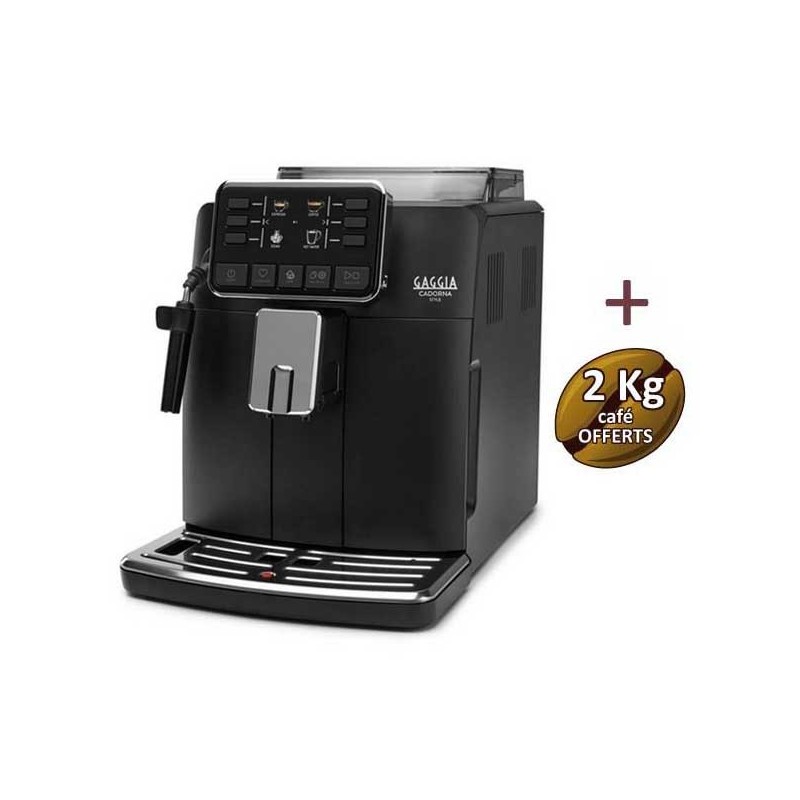 Machine à café automatique CADORNA STYLE RI9600/01 GAGGIA + 2Kg de café OFFERTS Machine à café automatique CADORNA STYLE RI9600/01 GAGGIA + 2Kg de café OFFERTS