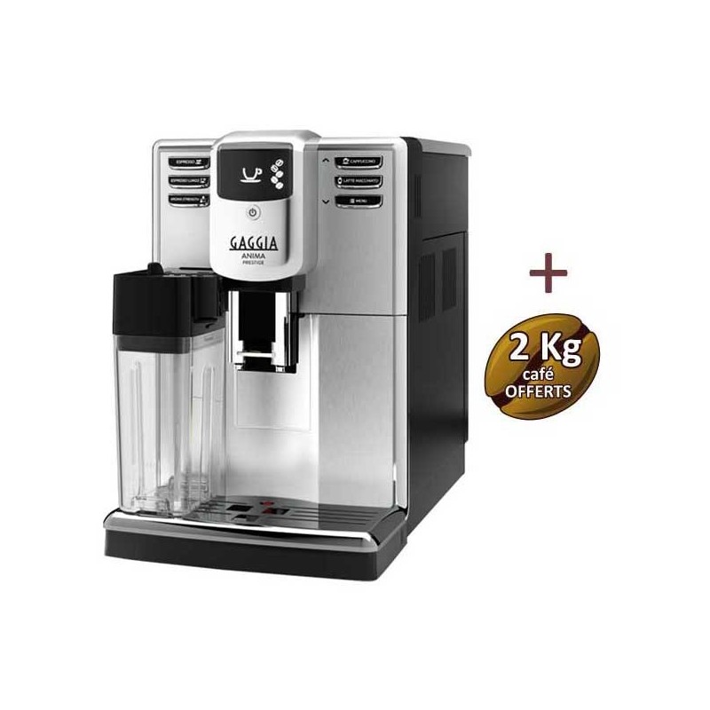 Machine à café automatique ANIMA PRESTIGE GAGGIA RI8762/01 + 2 kg de café OFFERTS Machine à café automatique ANIMA PRESTIGE GAGGIA RI8762/01 + 2 kg de café OFFERTS