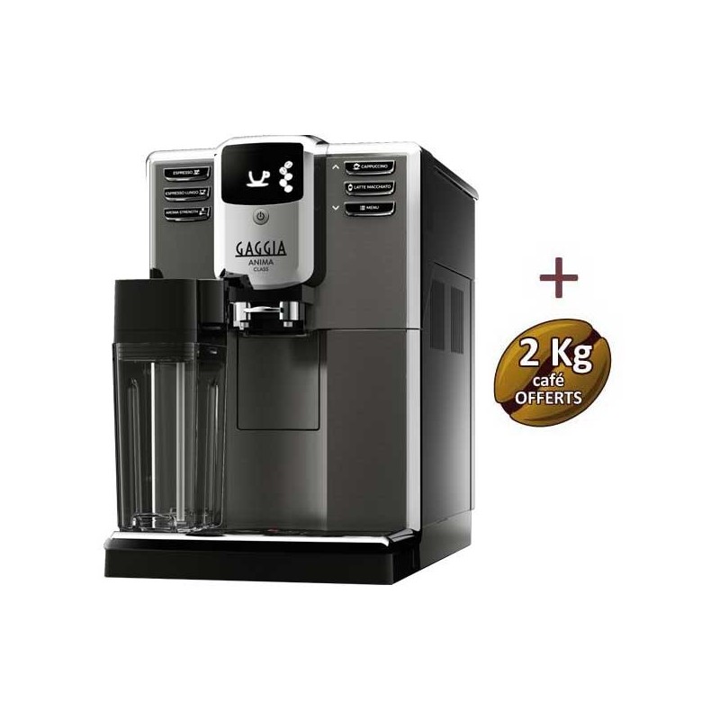 Machine à café automatique ANIMA CLASS GAGGIA RI8759/01 + 2 kg de café OFFERTS Machine à café automatique ANIMA CLASS GAGGIA RI8759/01 + 2 kg de café OFFERTS