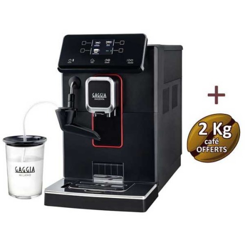 Magenta Milk Ri8701/01 Gaggia Milk Ri8701 coffee machine + 2 kg of coffee offered