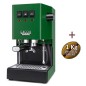 Machine à café espresso CLASSIC E24 JUNGLE GREEN GAGGIA RI9481/17 + 1 Kg de café moulu OFFERT Machine à café espresso CLASSIC E24 JUNGLE GREEN GAGGIA RI9481/17 + 1 Kg de café moulu OFFERT