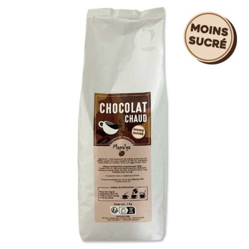Chocolat chaud instantané moins sucré - 1 Kg - MAPALGA