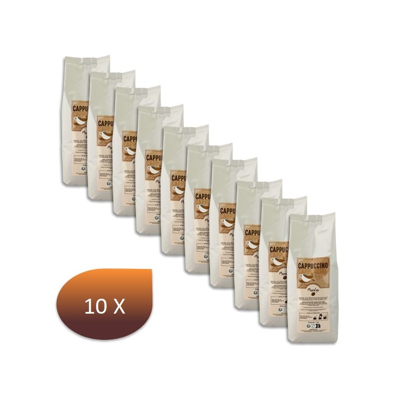 Pack x 10 Préparation pour Cappuccino - 1Kg - MAPALGA Pack x 10 Préparation pour Cappuccino - 1Kg - MAPALGA