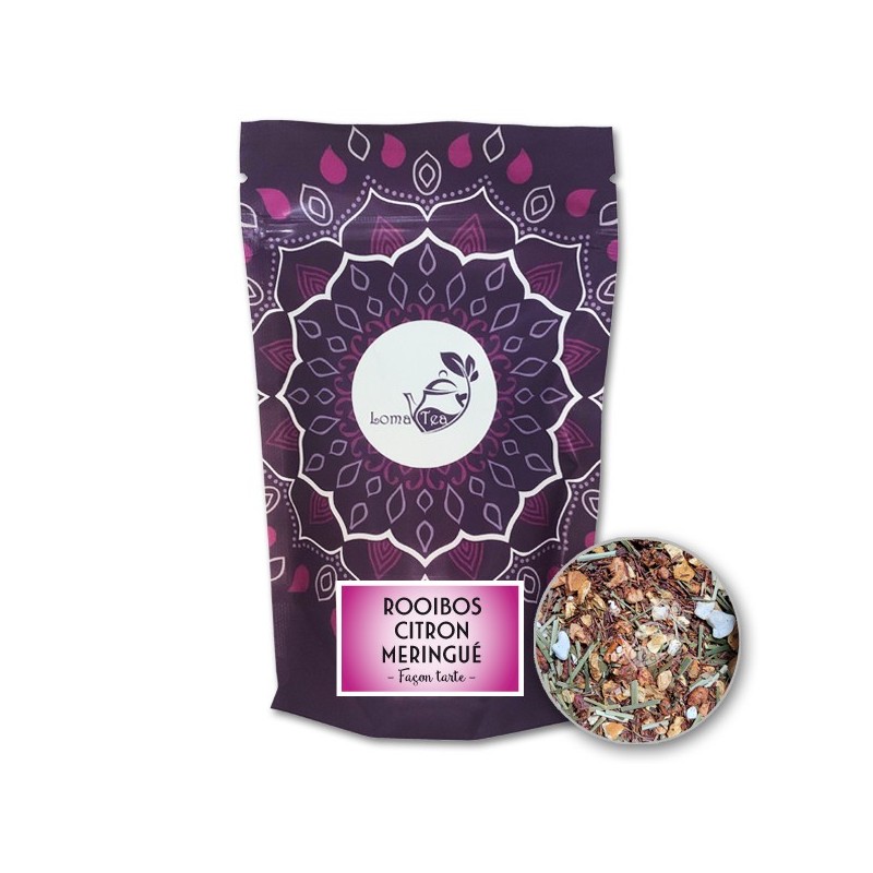 Rooibos CITRON MERINGUÉ LOMATEA VRAC 100g Rooibos CITRON MERINGUÉ LOMATEA VRAC 100g
