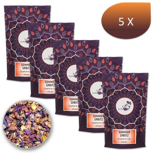 Pack x 5 Infusion SUMMER SPRITZ LOMATEA VRAC 100g