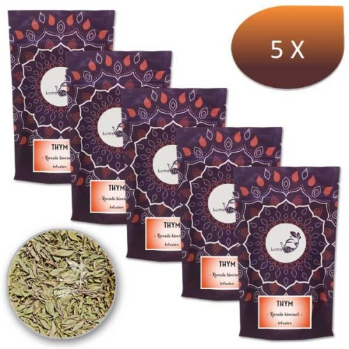 Pack x 5 Infusion THYM LOMATEA VRAC 60g