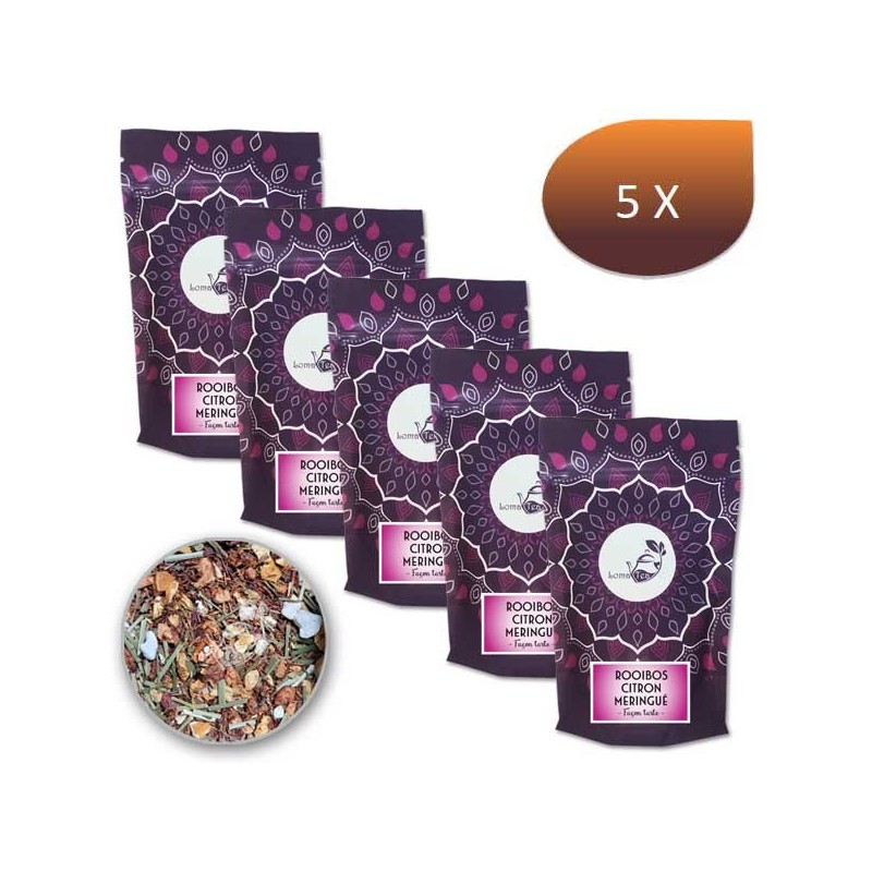 Pack x 5 Rooibos CITRON MERINGUÉ LOMATEA VRAC 100g Pack x 5 Rooibos CITRON MERINGUÉ LOMATEA VRAC 100g