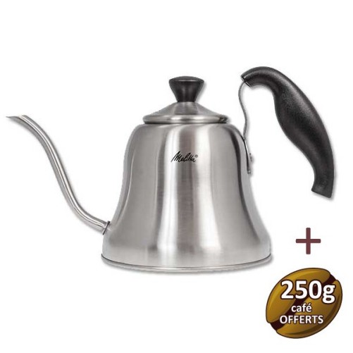 Chaleira manual todas as luzes de aço inoxidável Melitta 6761026