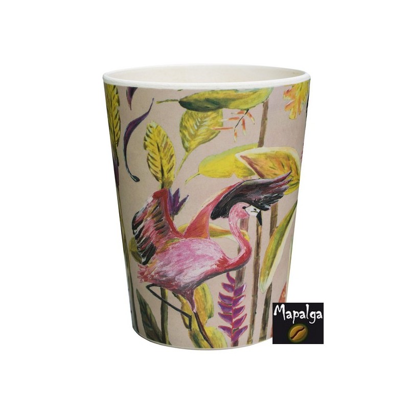 Tasse à café bambou 200 ml - histoire de la jungle jaune Catchii Tasse à café bambou 200 ml - histoire de la jungle jaune Catchii